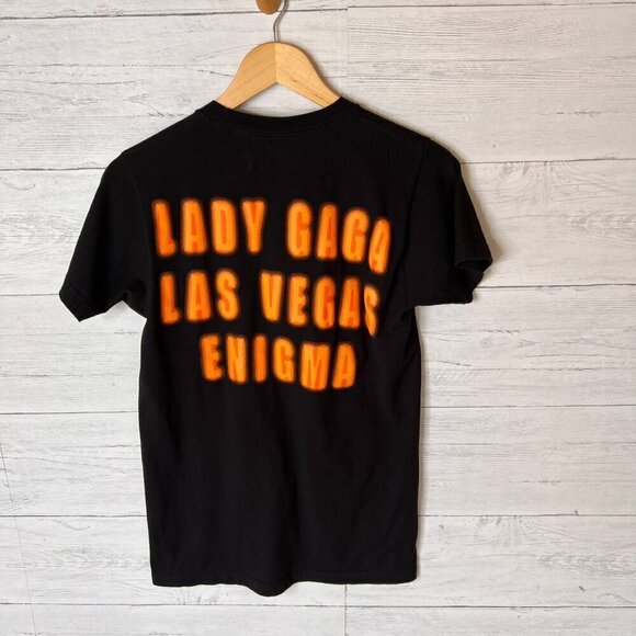 Lady Gaga Band Tee Womens SZ Small Enigma Las Vegas Residency 100% Cotton Music - Picture 8 of 11